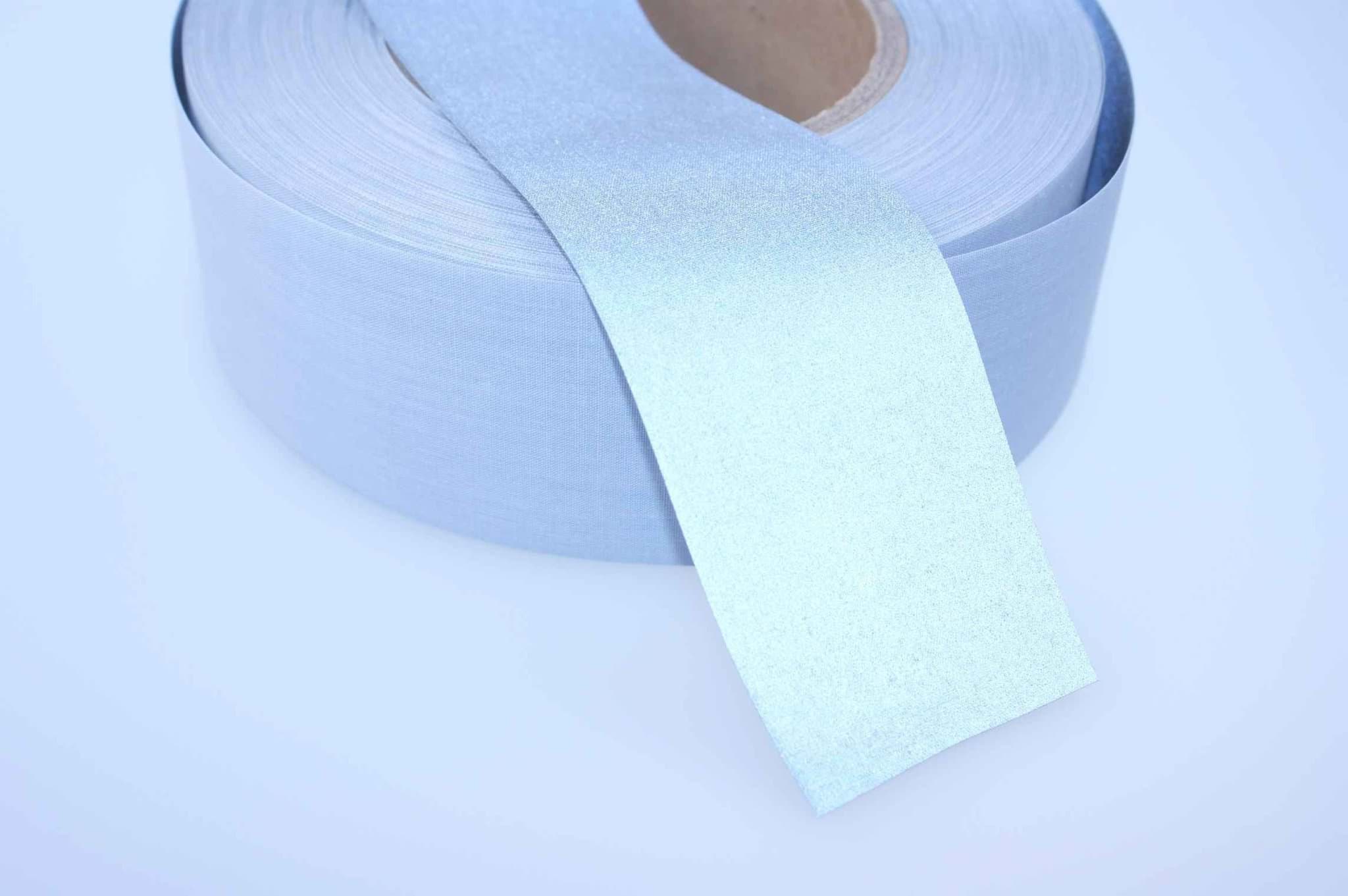 Picture of 50m reflective webbing - silver - 20mm wide - certified according to EN ISO 20471:2014