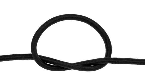 Picture of 5m elastic cord / elastic rope - 5mm thick - black