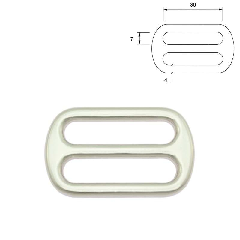 Picture of Regulator aus Zinkdruckguss - 30mm x 7mm Durchlass - 10 Stück