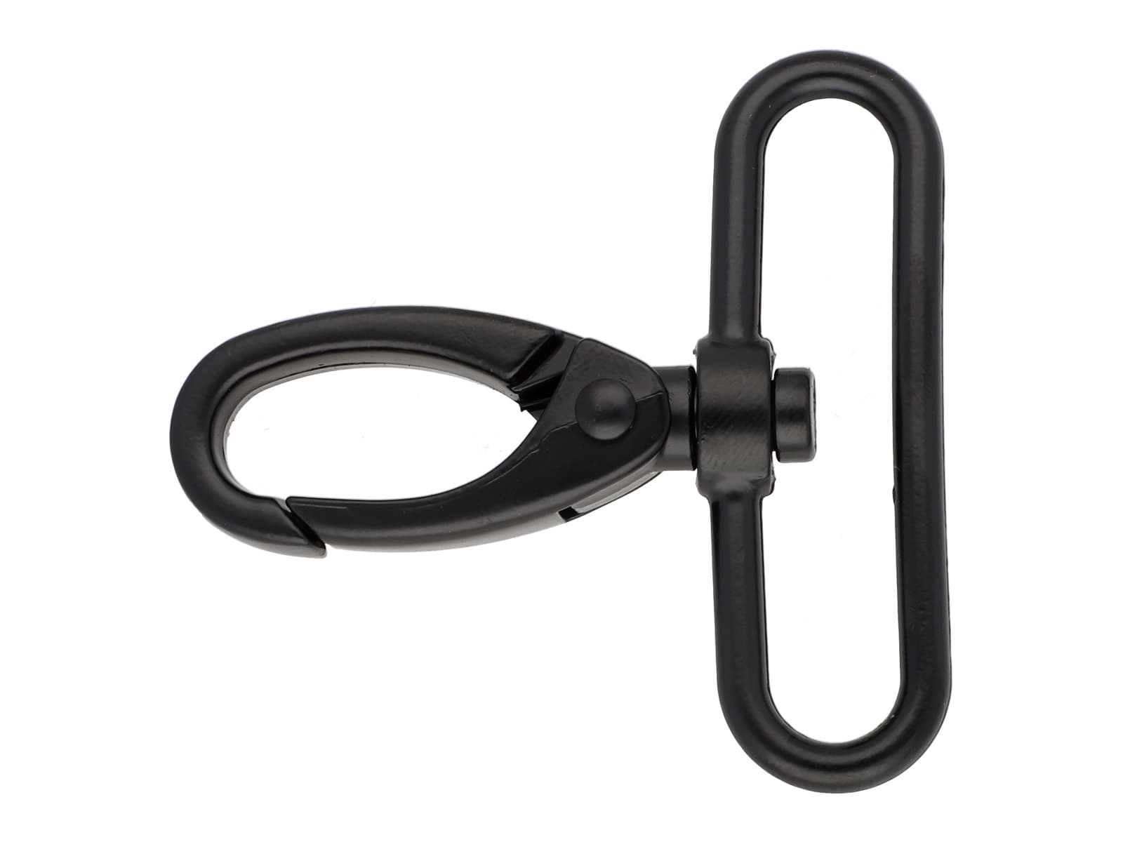 Picture of Karabiner aus Zinkdruckguss - 5,9cm lang - 50mm Durchlass - schwarz - 10 Stück